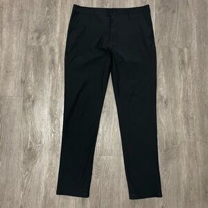 Rhone Pants Mens 34 Black Commuter Jogger Golf Performance Stretch Tech COS-181